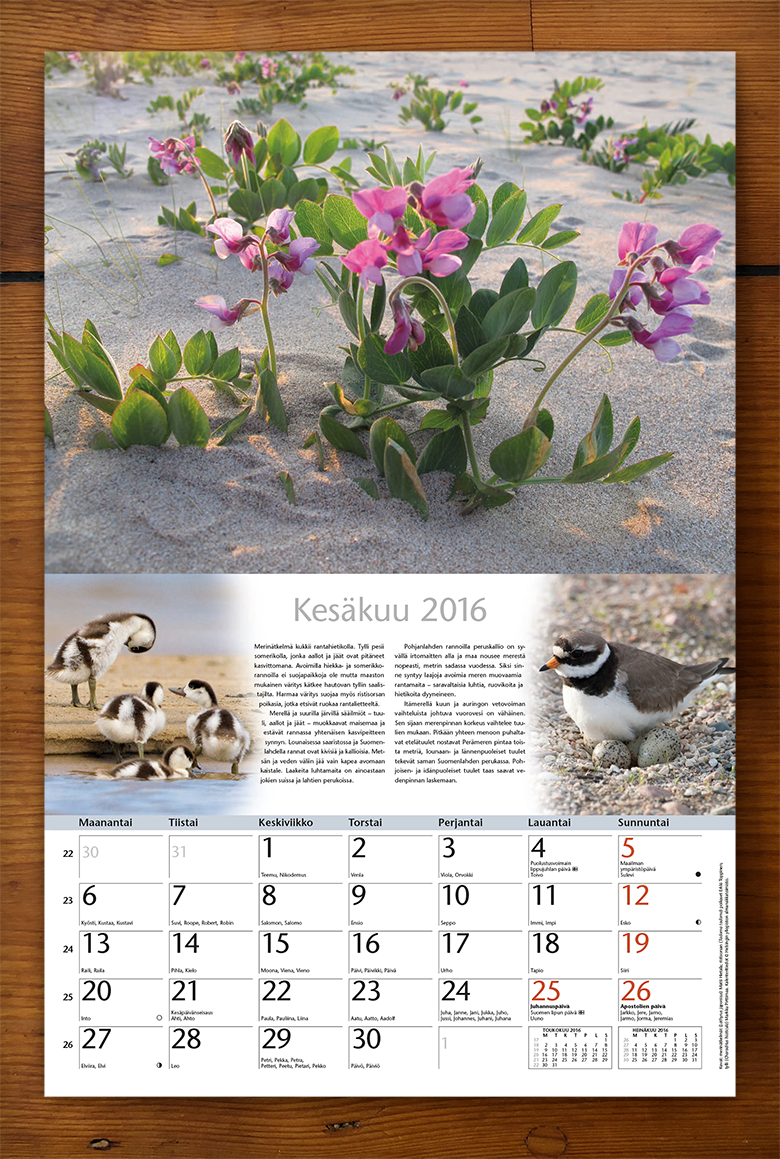 Luonnonkalenteri 16 kesakuu